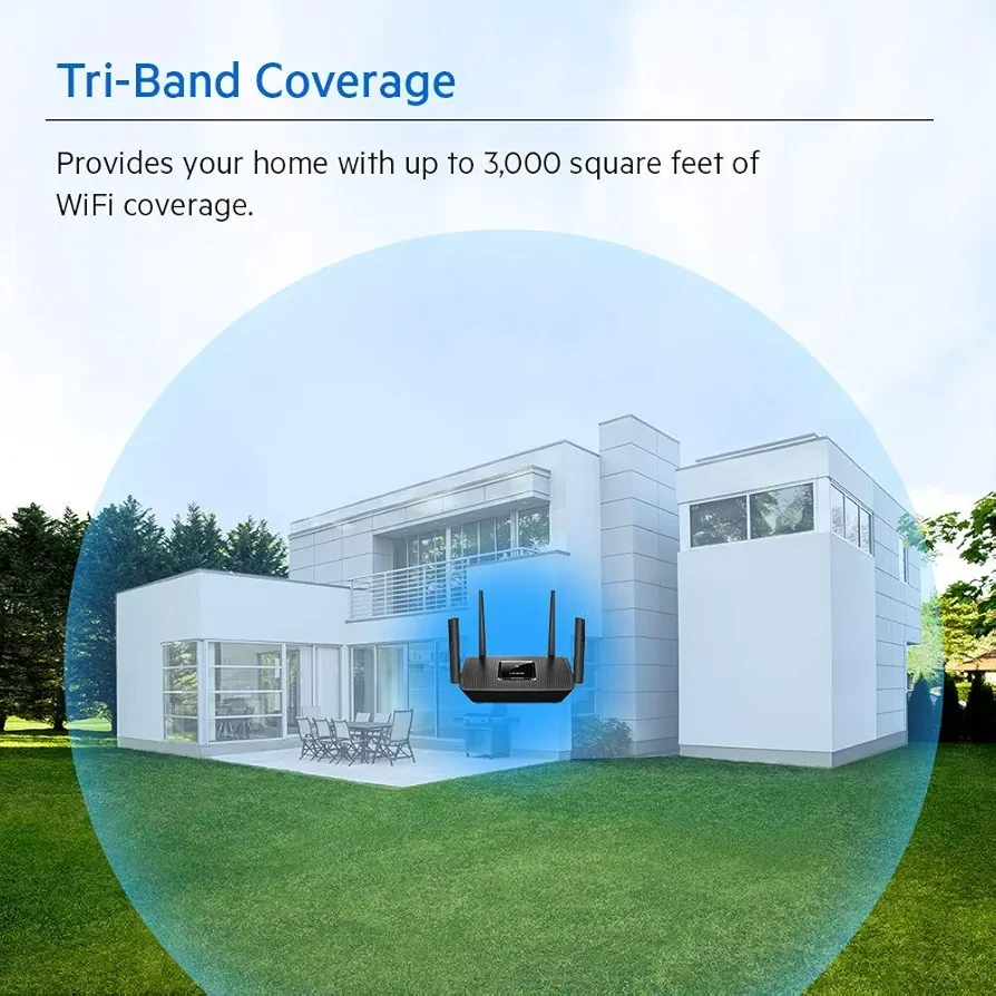 Linksys MR9000 AC3000 Tri-Band WiFi Router - photo 5
