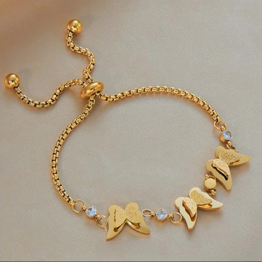 Golden Butterfly Bracelet