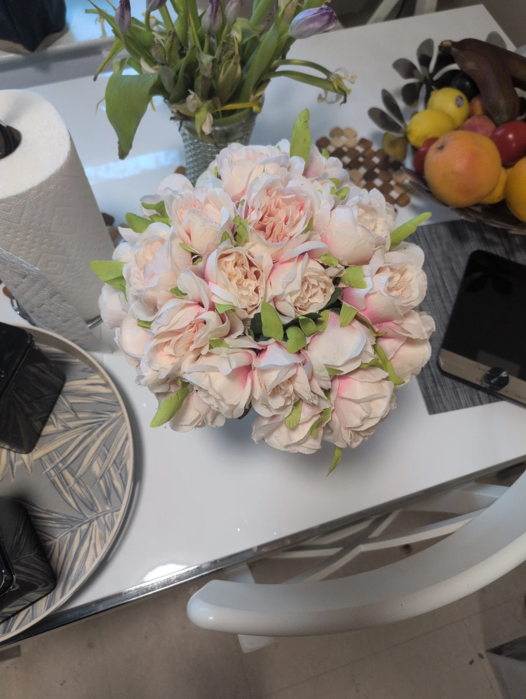 Artificial Peony Flower Bouquet - Pink - photo 2