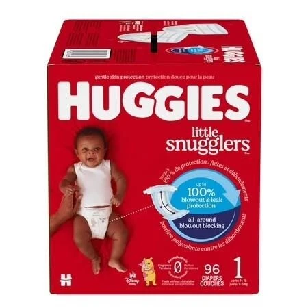 Huggies Little Snugglers Diapers - Size 1, 96 Count - photo 3