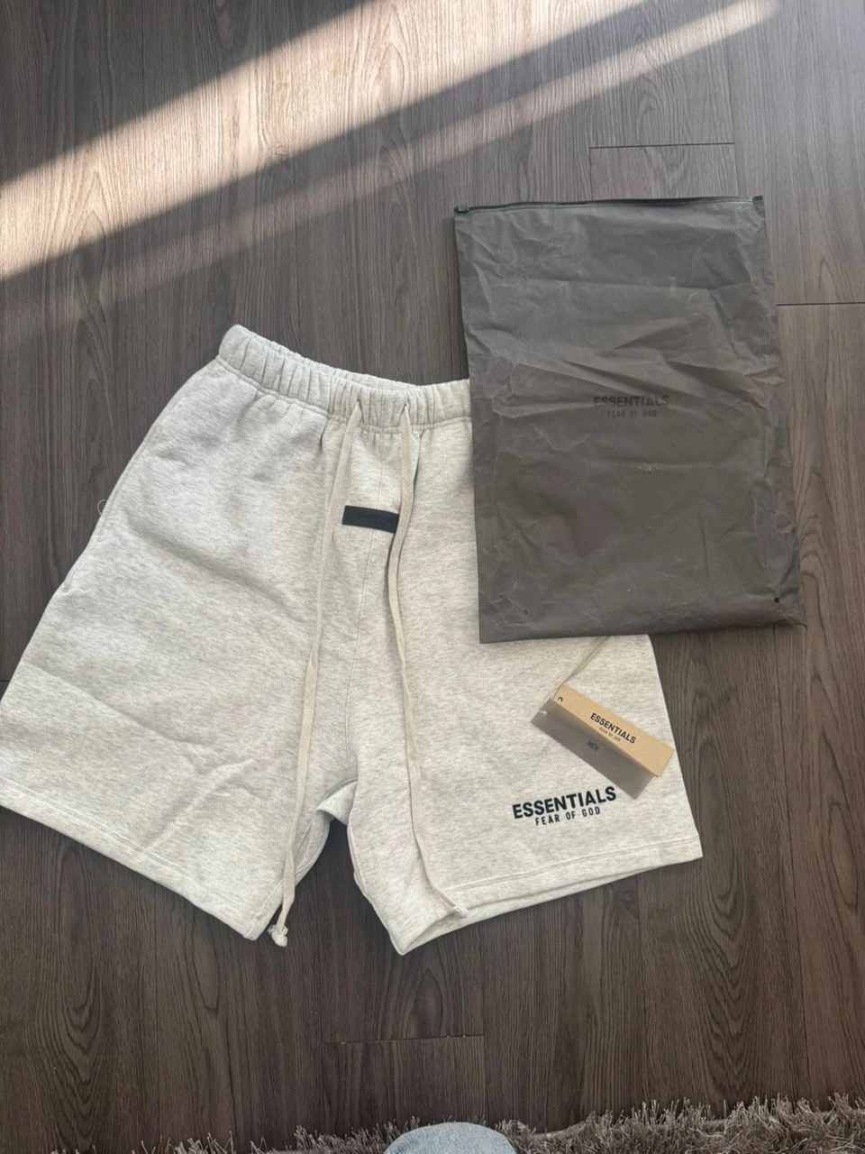 ESSENTIALS Fear of God Men's Grey Sweat Shorts Size M