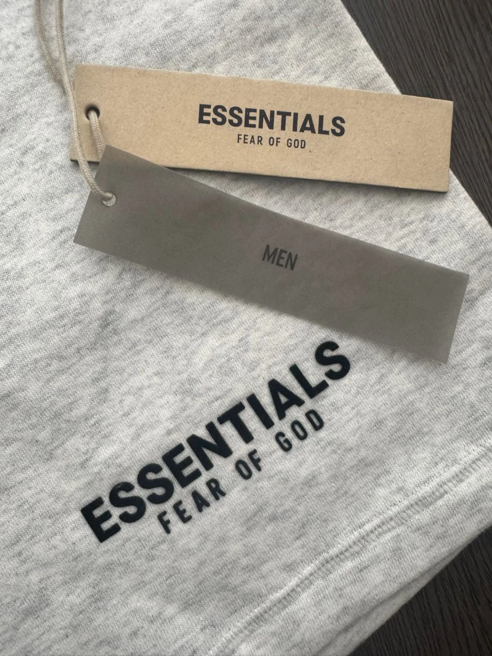 ESSENTIALS Fear of God Men's Grey Sweat Shorts Size M - photo 2