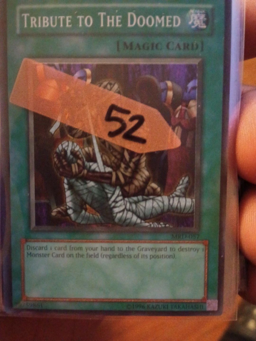 Yu-Gi-Oh! Tribute to the Doomed Magic Card