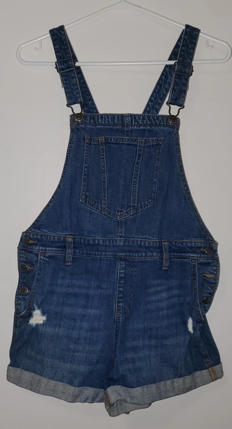 Old Navy Blue Denim Shortalls