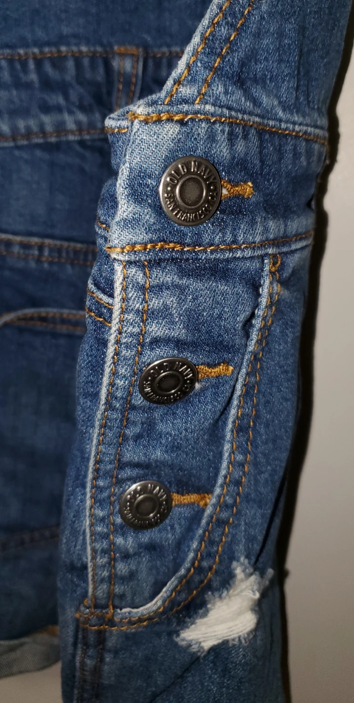 Old Navy Blue Denim Shortalls - photo 3