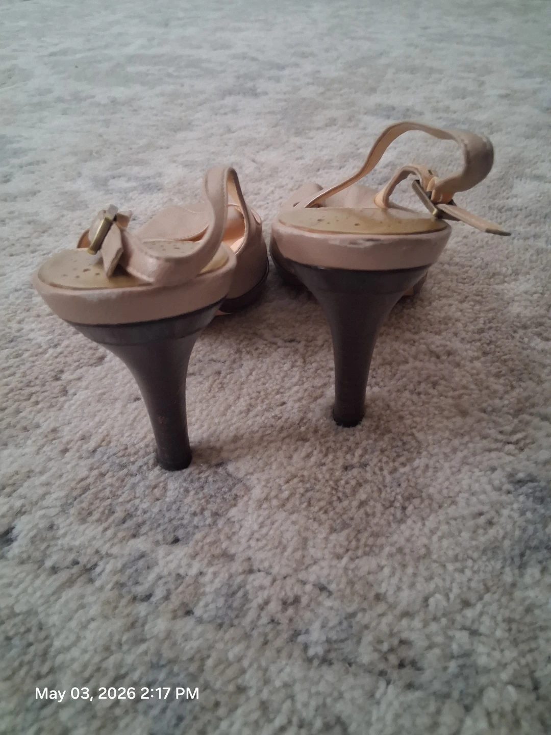 Cole Haan Peep Toe Slingback Heels size 9 - photo 3