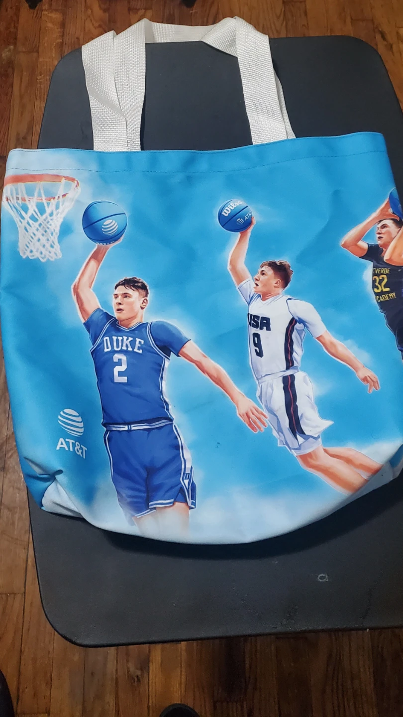 Duke AT&T Basketball Tote Bag