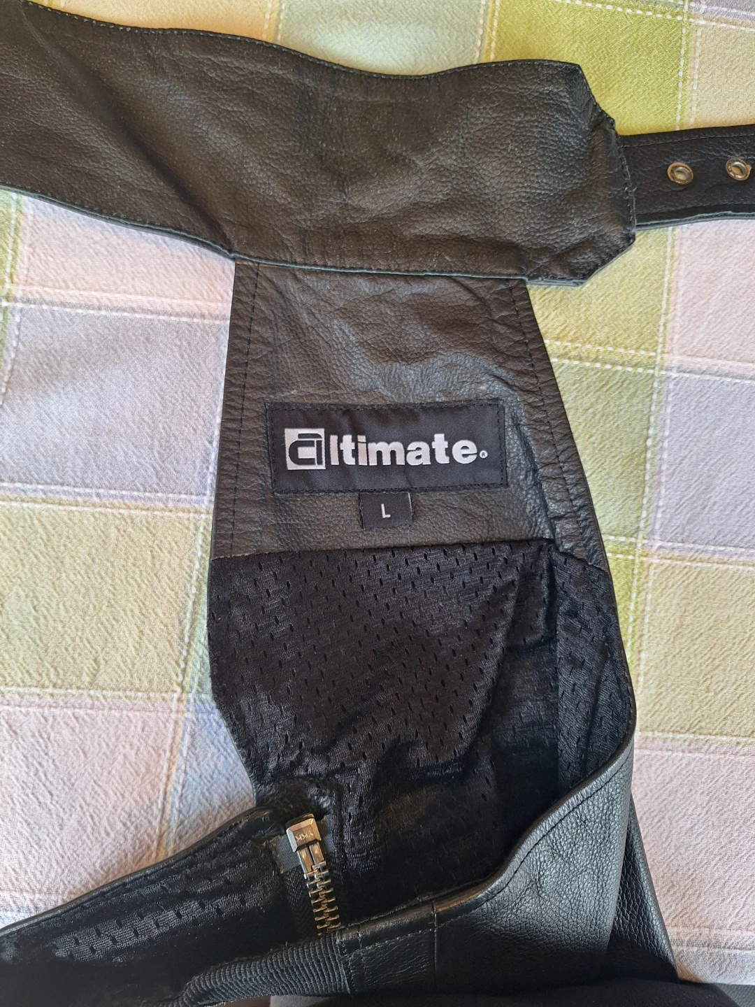 Ultimate Leather Motorcycle Chaps Size M - photo 4