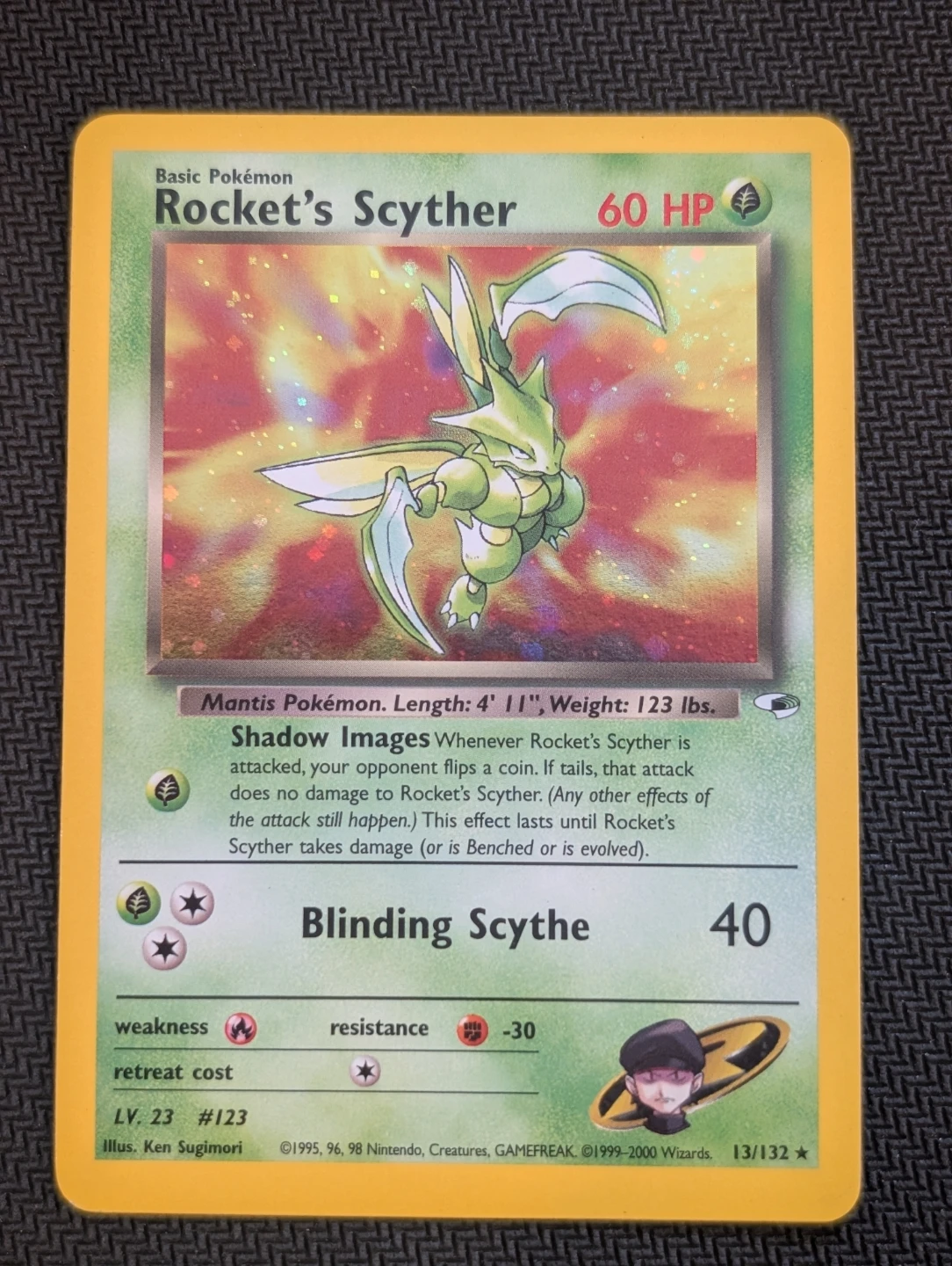 Rocket's Scyther Gym Heroes 13/132 - Pokemon