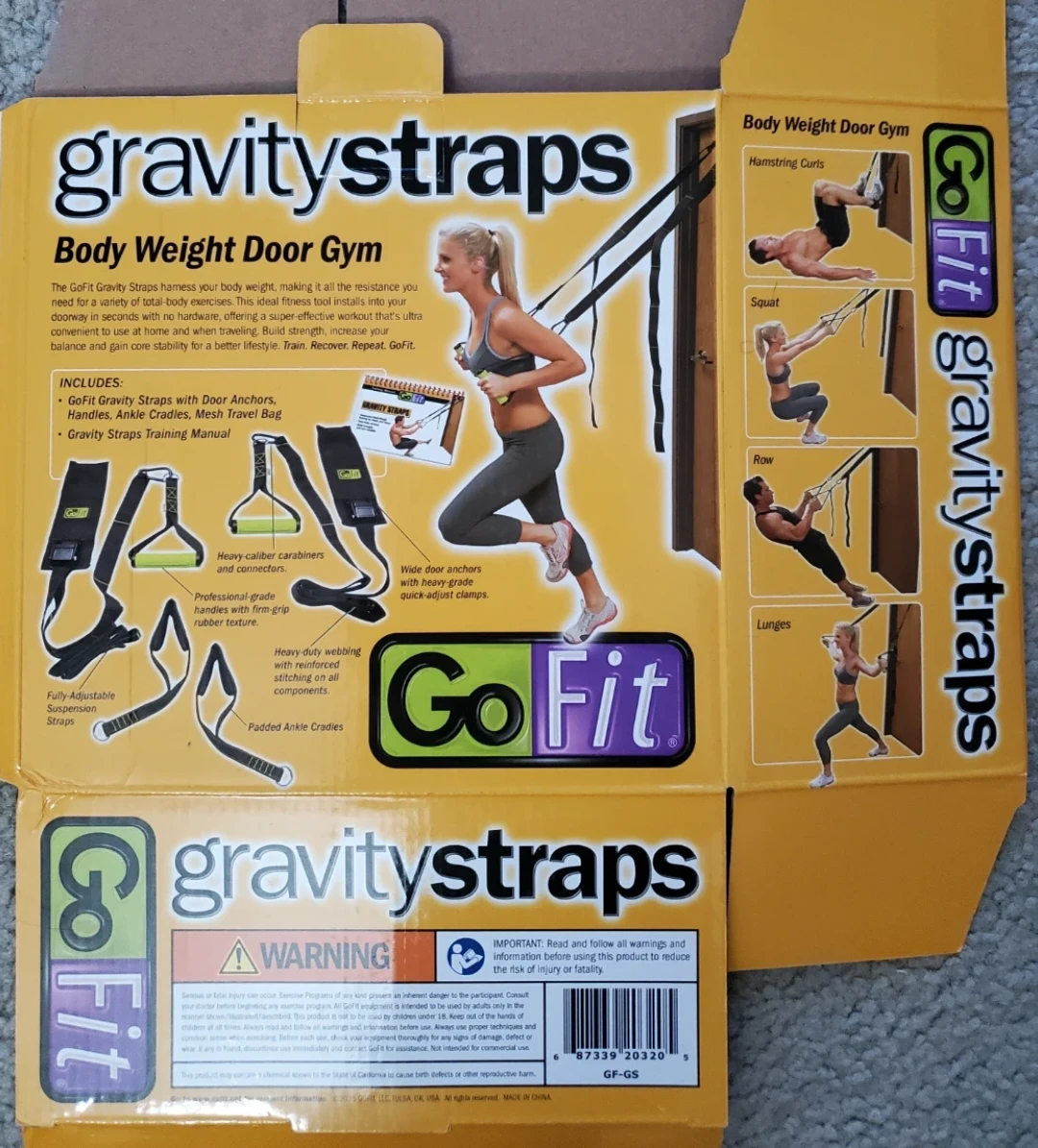 GoFit Gravity Straps Gym set - photo 2