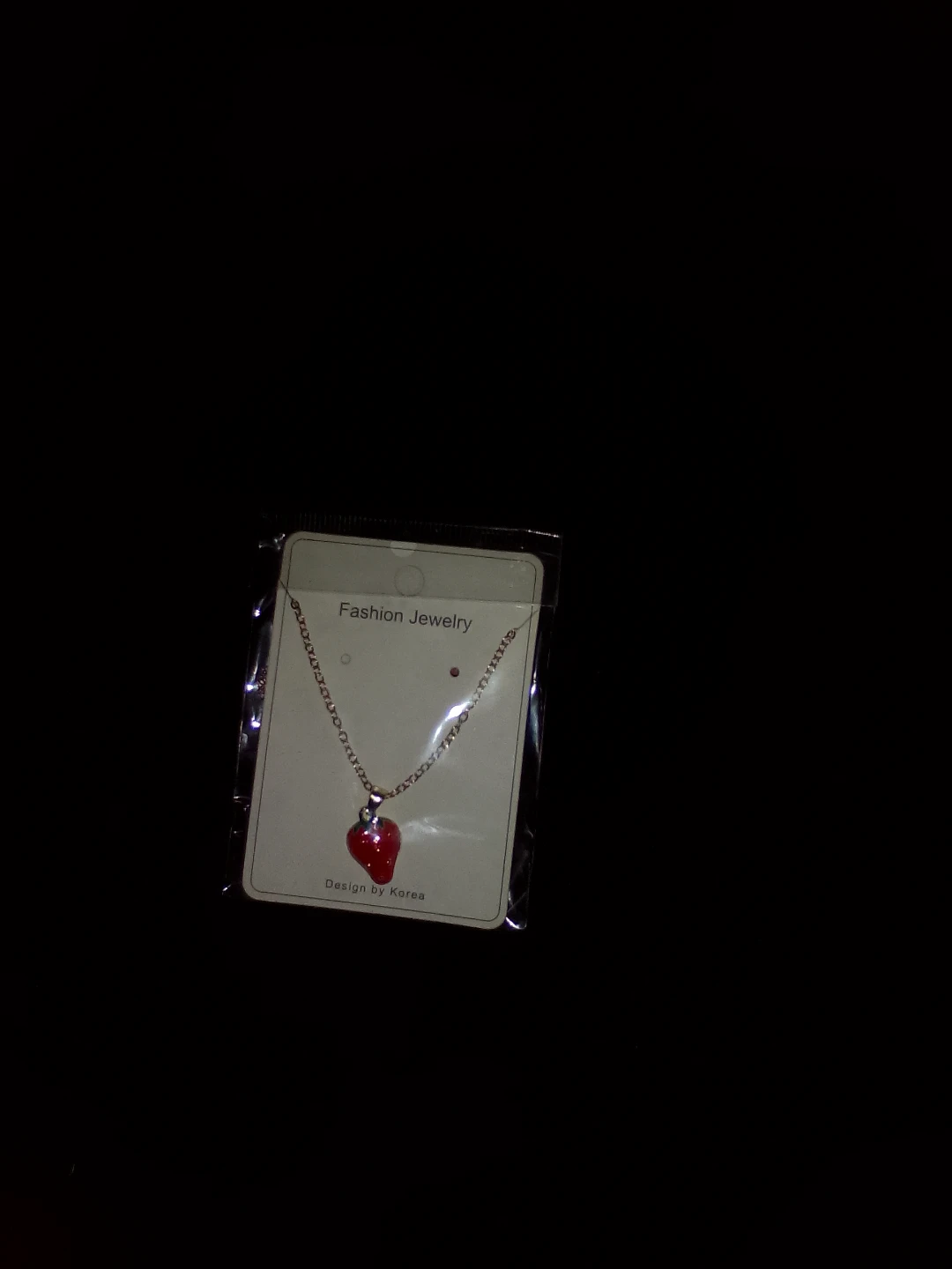 Strawberry Pendant Necklace