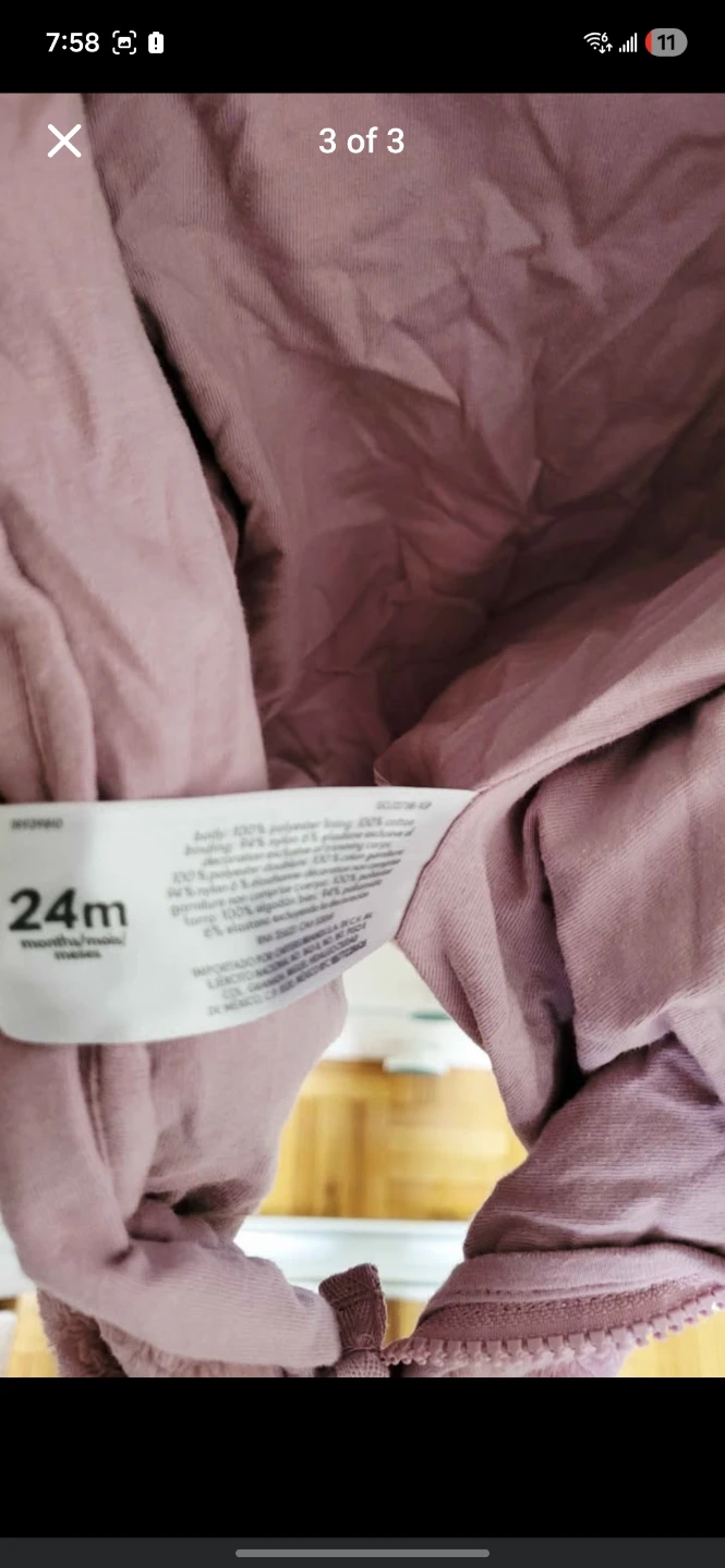 Pink Fleece Jacket - 24m - photo 3