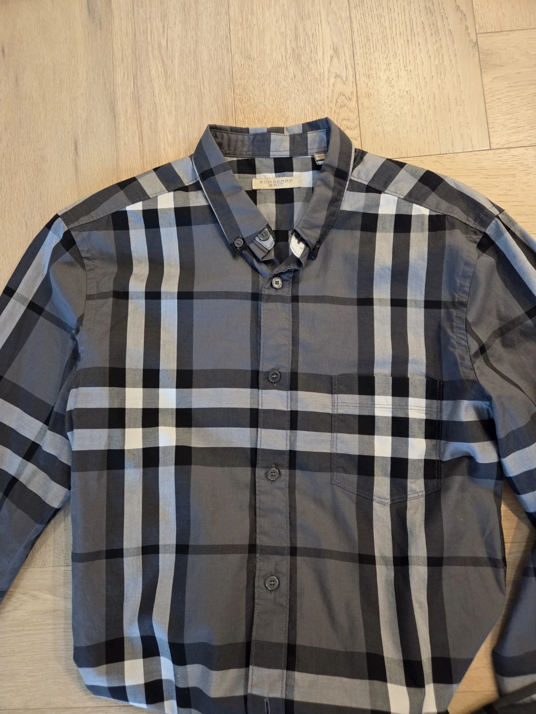 Burberry Brit Men's Plaid Button-Down Shirt - photo 4
