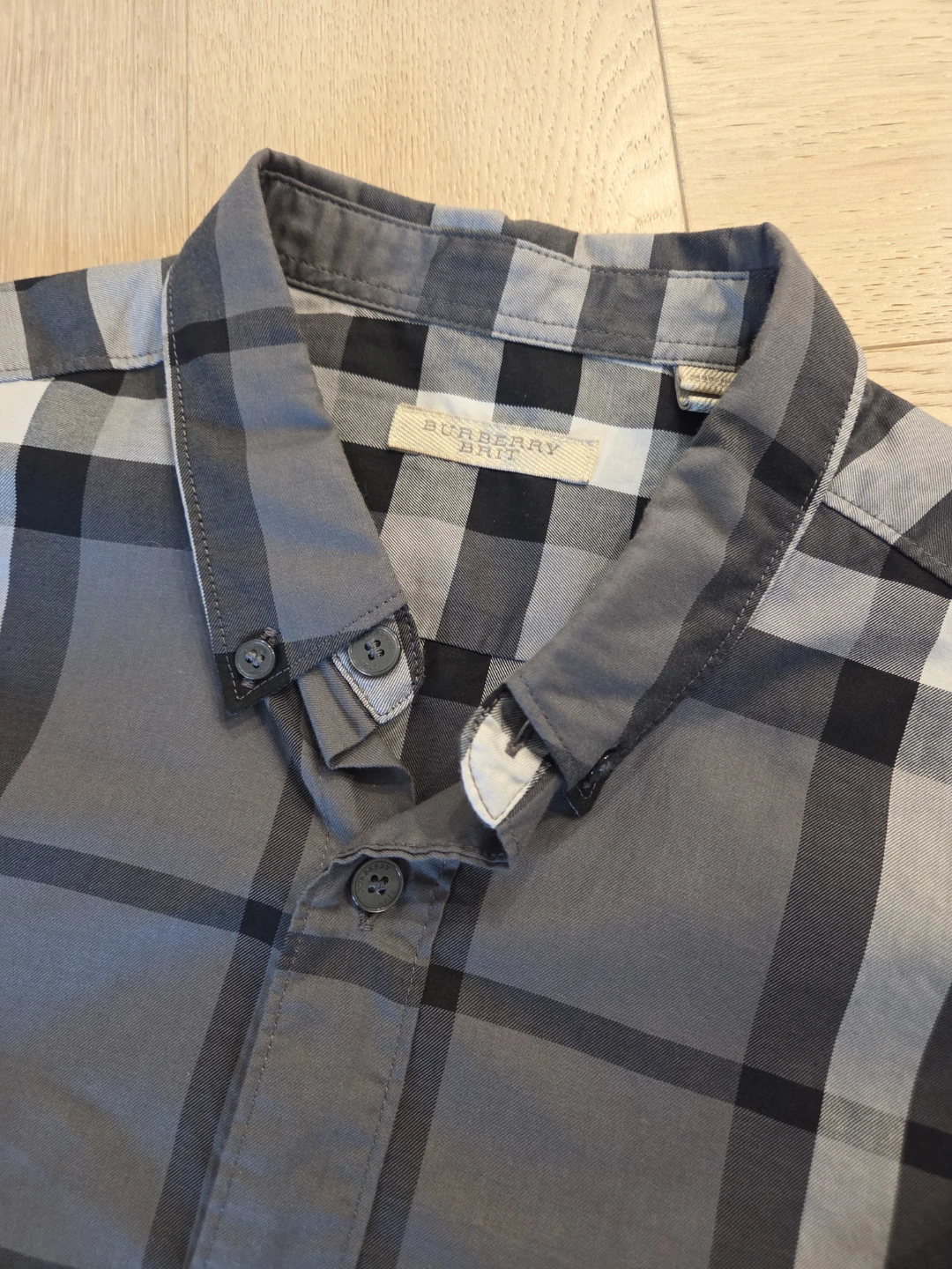 Burberry Brit Men's Plaid Button-Down Shirt - photo 5
