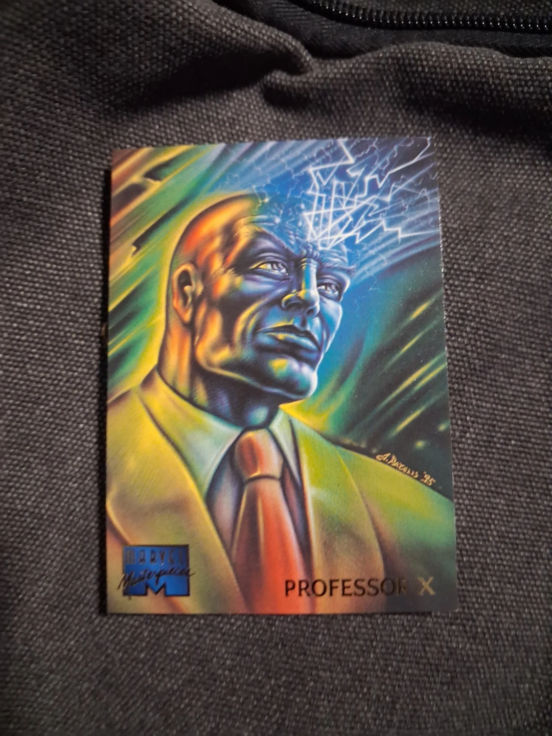 Marvel Masterpieces Professor X Trading Card - photo 2