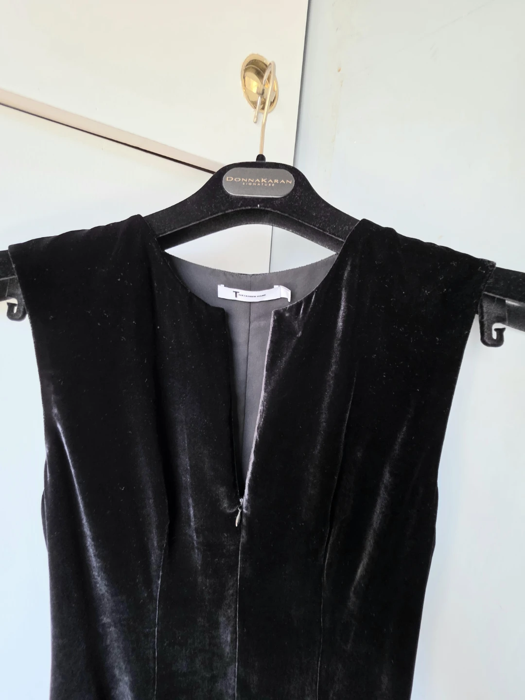 Alexander Wang Black Velvet Dress Size 8 - photo 2