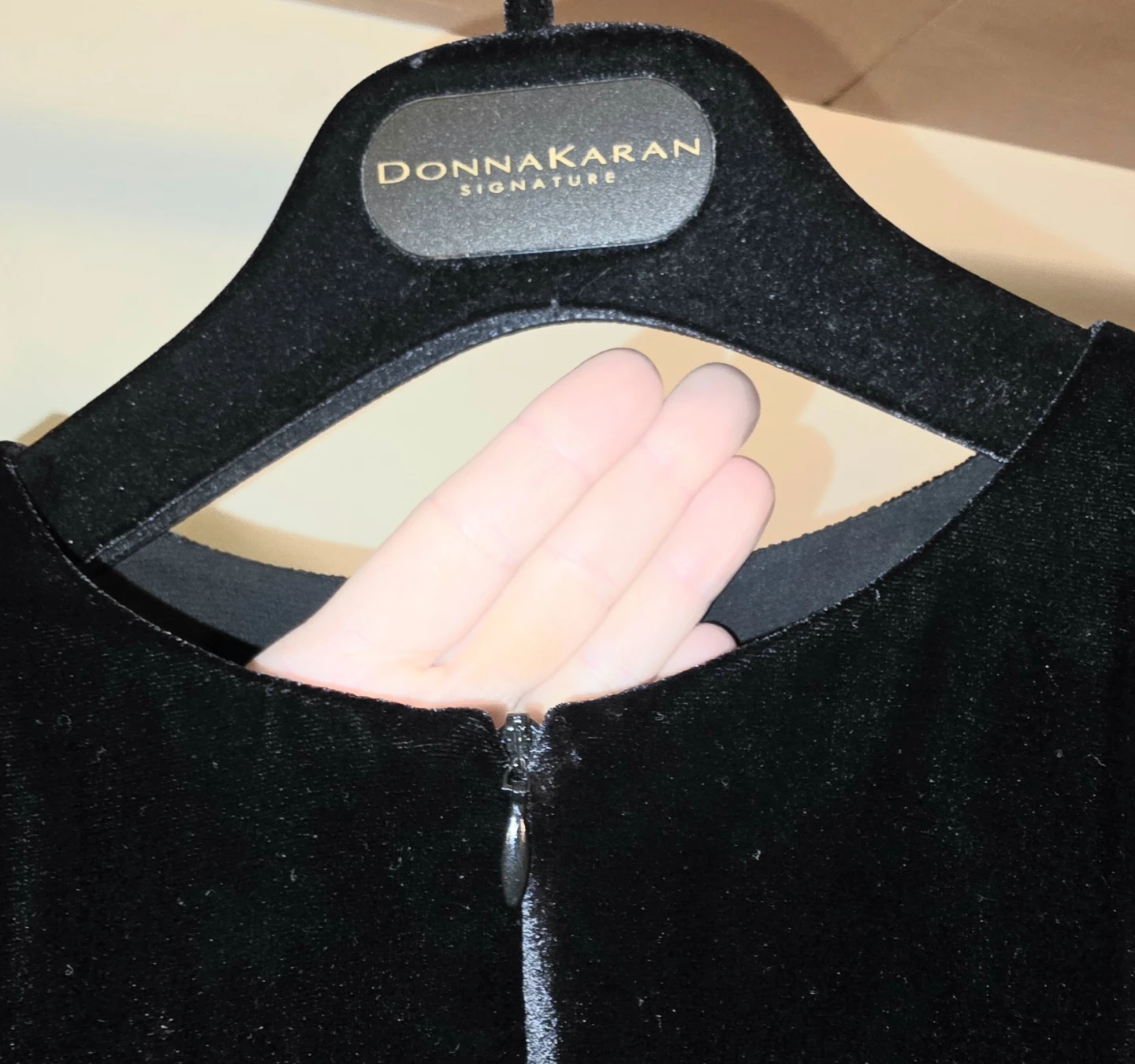 Alexander Wang Black Velvet Dress Size 8 - photo 5