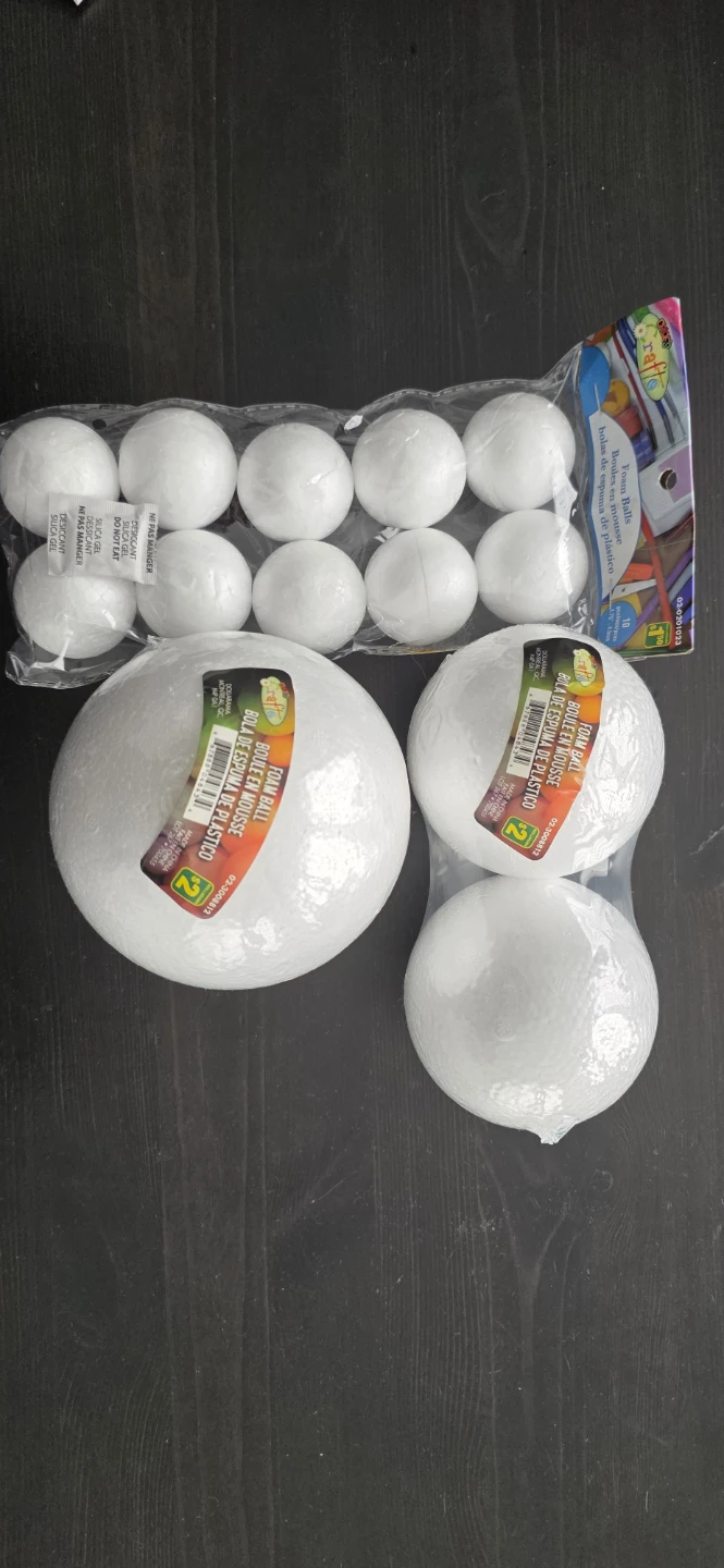 Styrofoam Balls Craft Supplies - photo 2