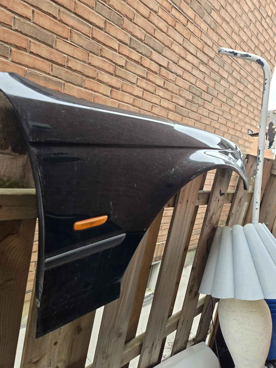 BMW E36 Black Fender - photo 2