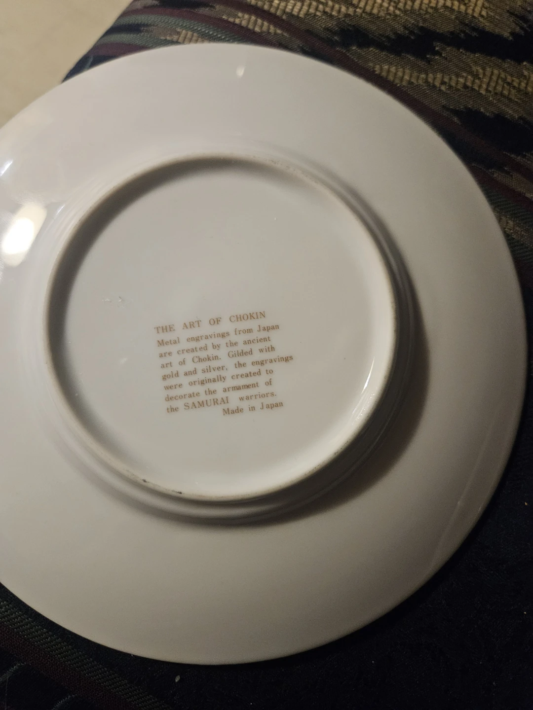 Decorative Plate - 24KT Gold