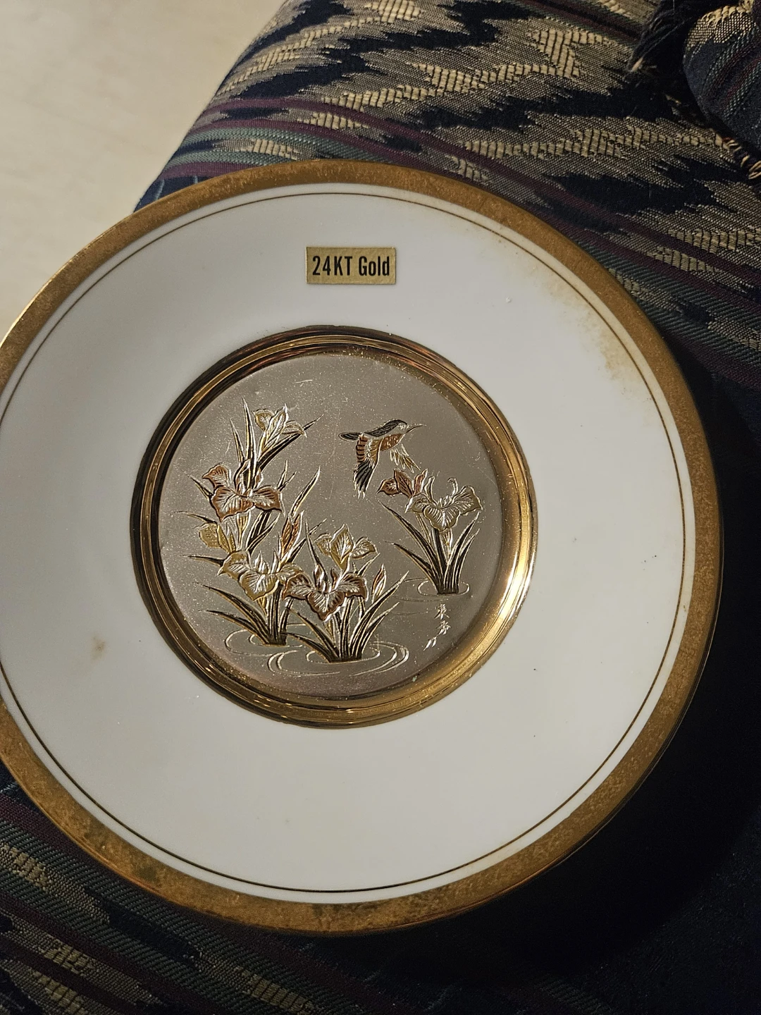 Decorative Plate - 24KT Gold - photo 2