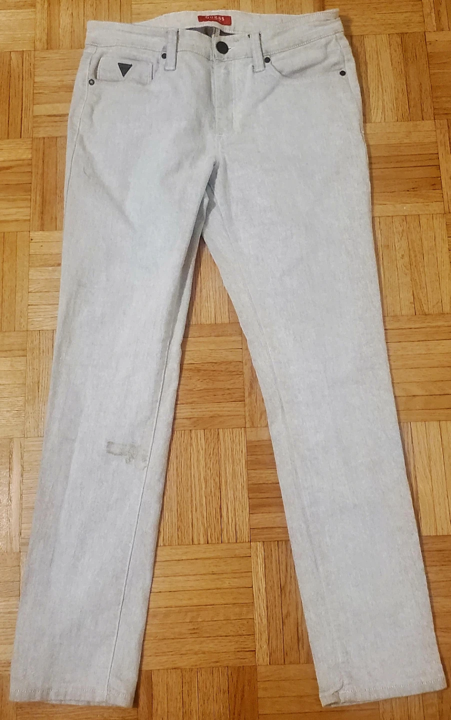 Guess White Denim Jeans - photo 3