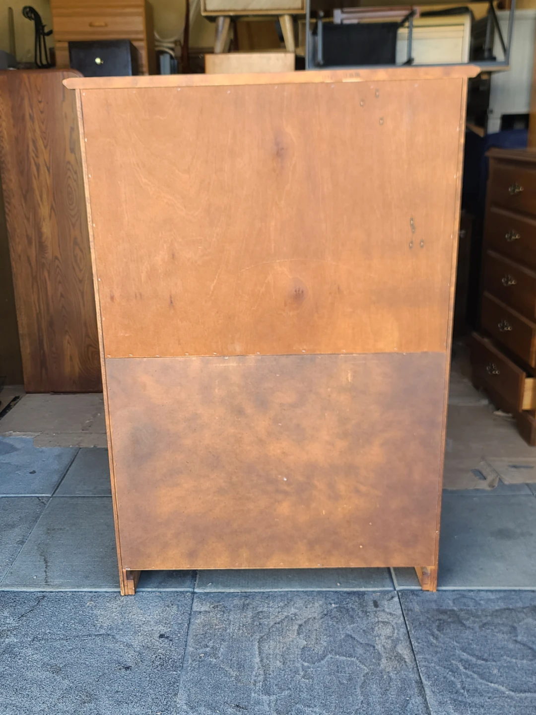 Solid Wood Armoire with Drawers - photo 4