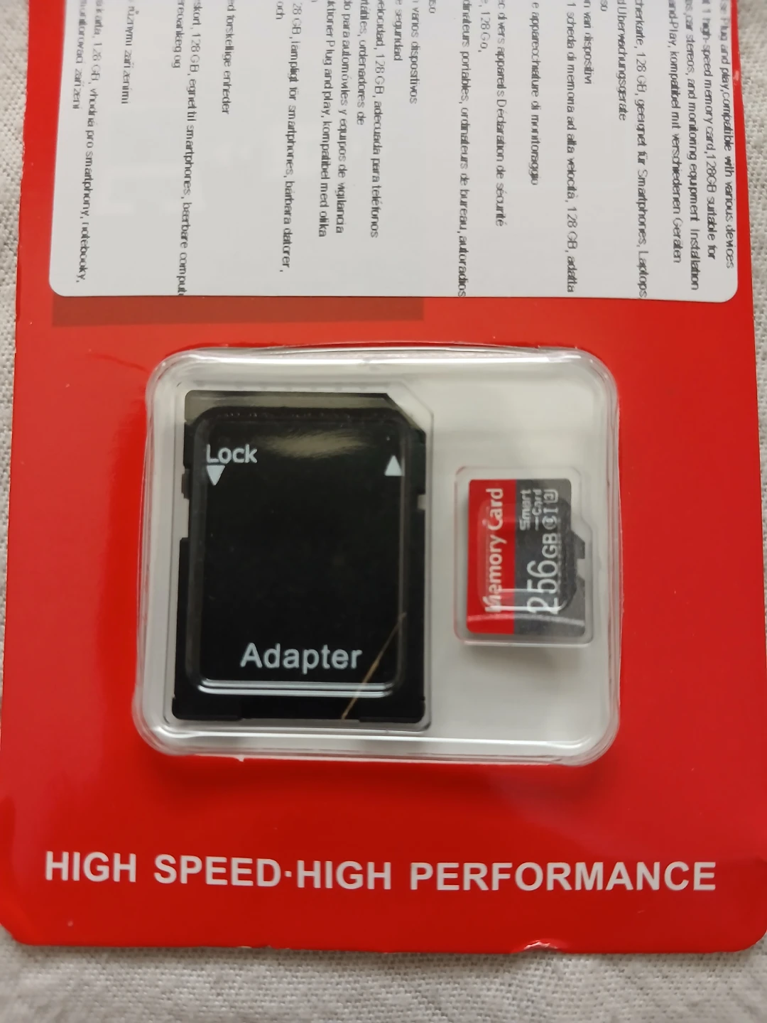 256GB Micro SD Memory Card With Adapter - photo 2