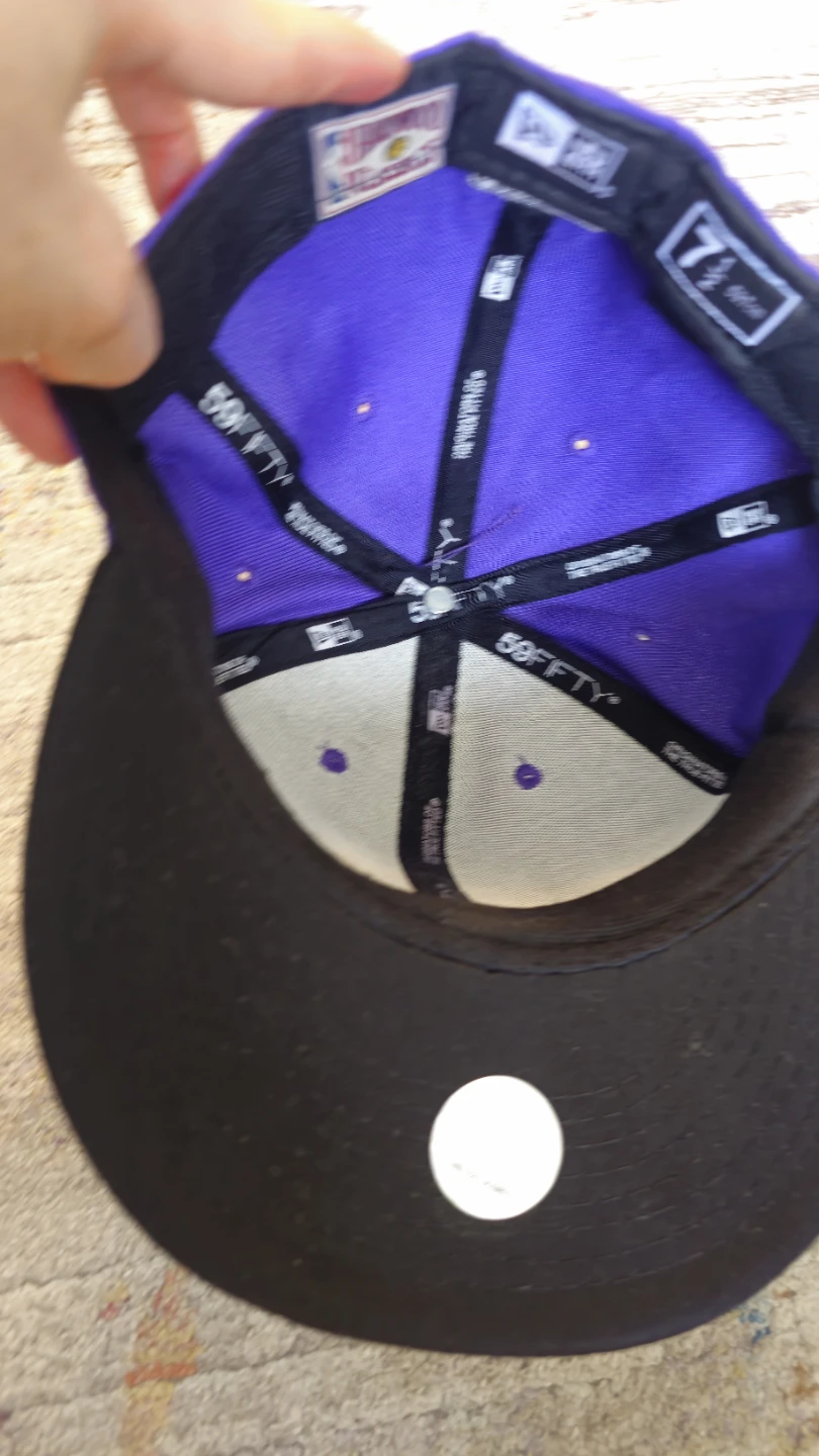 New Era Toronto Raptors 59FIFTY Fitted Hat Size 7 1/2 - photo 2