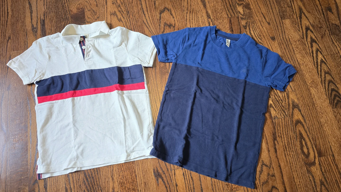 2 Boys' T-Shirts - like new size 12Y