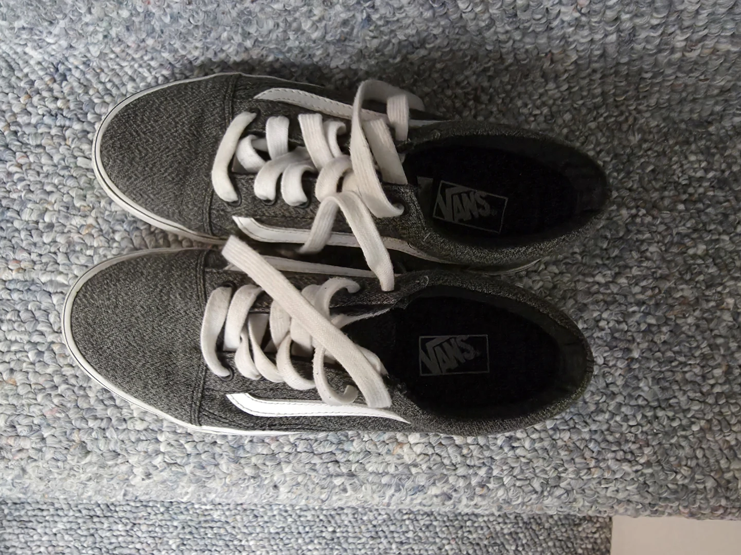 Grey vans size 4 kids - photo 2