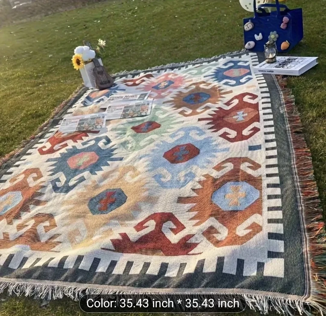 Tribal Pattern Throw Blanket