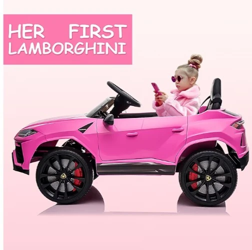 Segmart Kids Pink Lamborghini Urus Ride On Car With Remote - photo 2