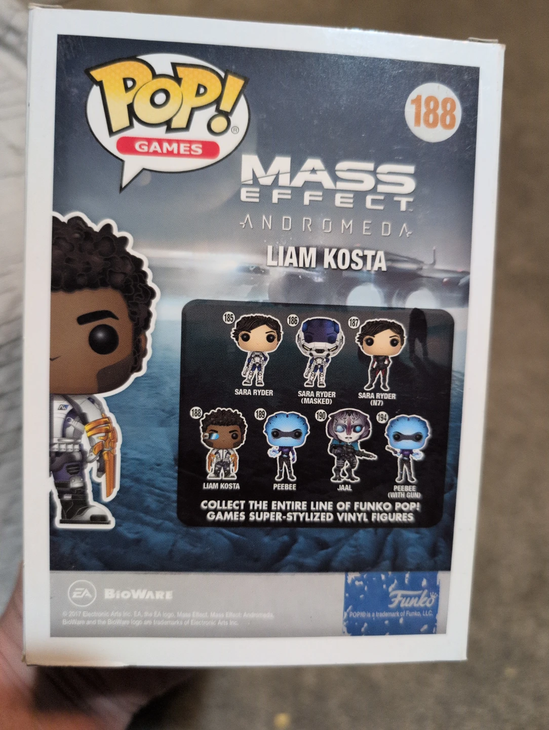 Funko Pop! Mass Effect Andromeda Liam Kosta #188 - photo 2