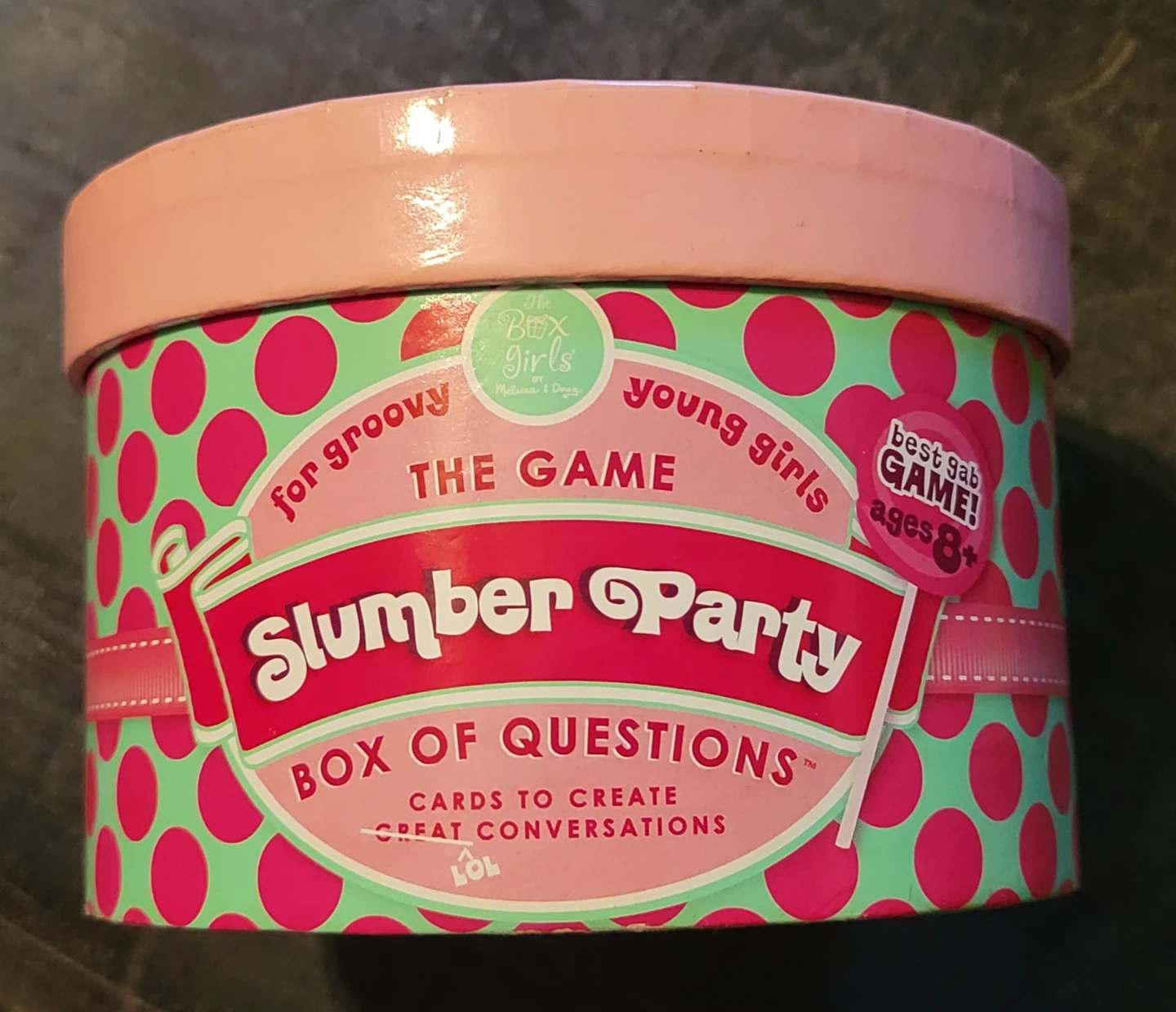 The Box Girls Slumber Party Box of Questions Game
