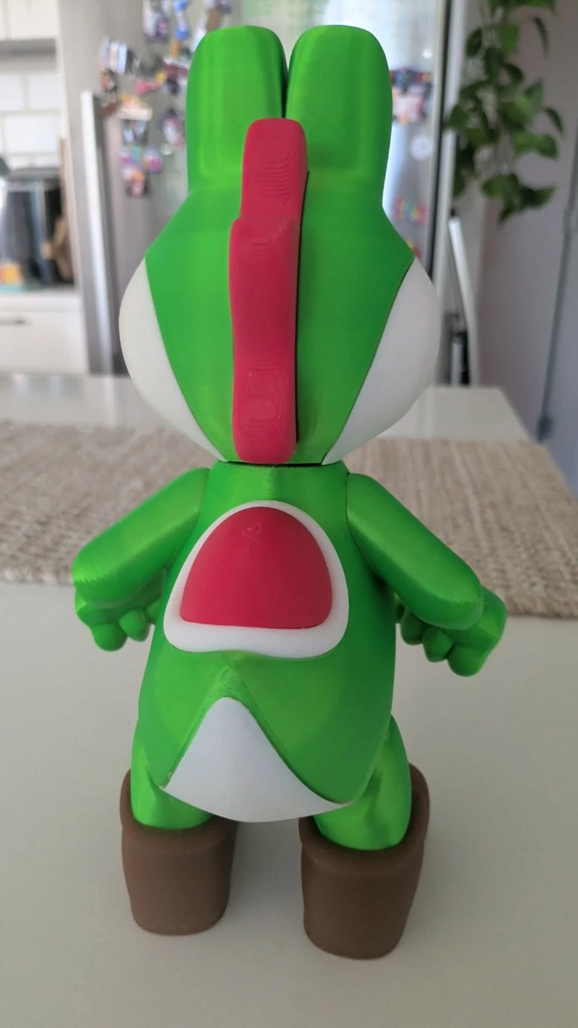 Large 3D Printed Yoshi Figure - photo 2
