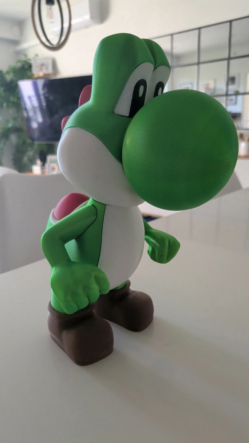 Large 3D Printed Yoshi Figure - photo 4