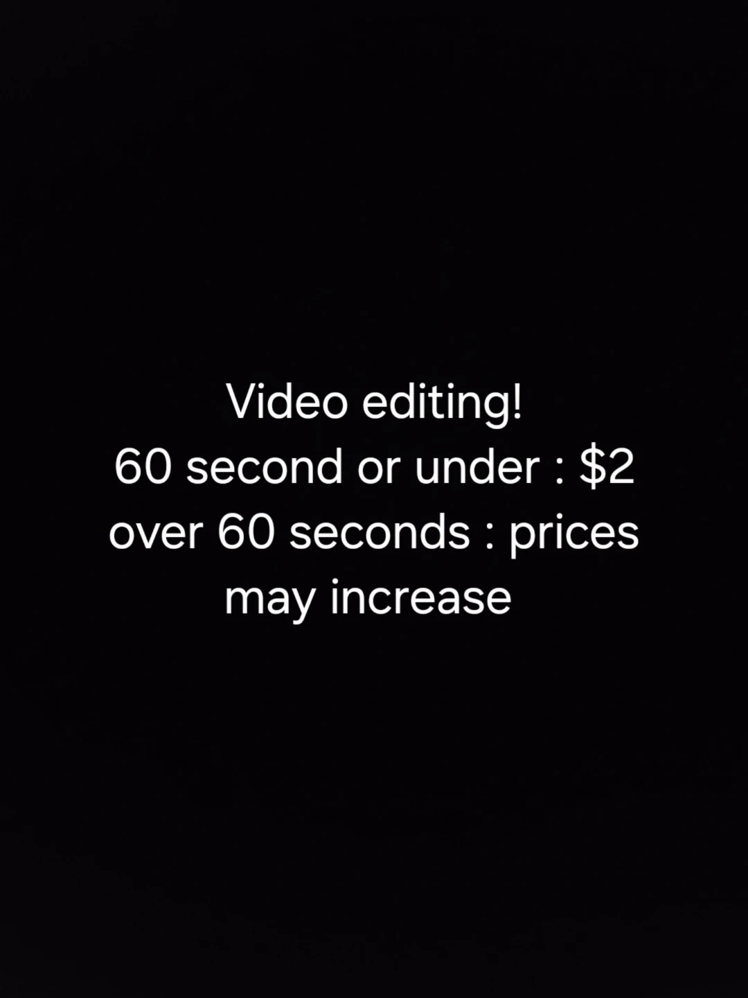 Video Editing Services