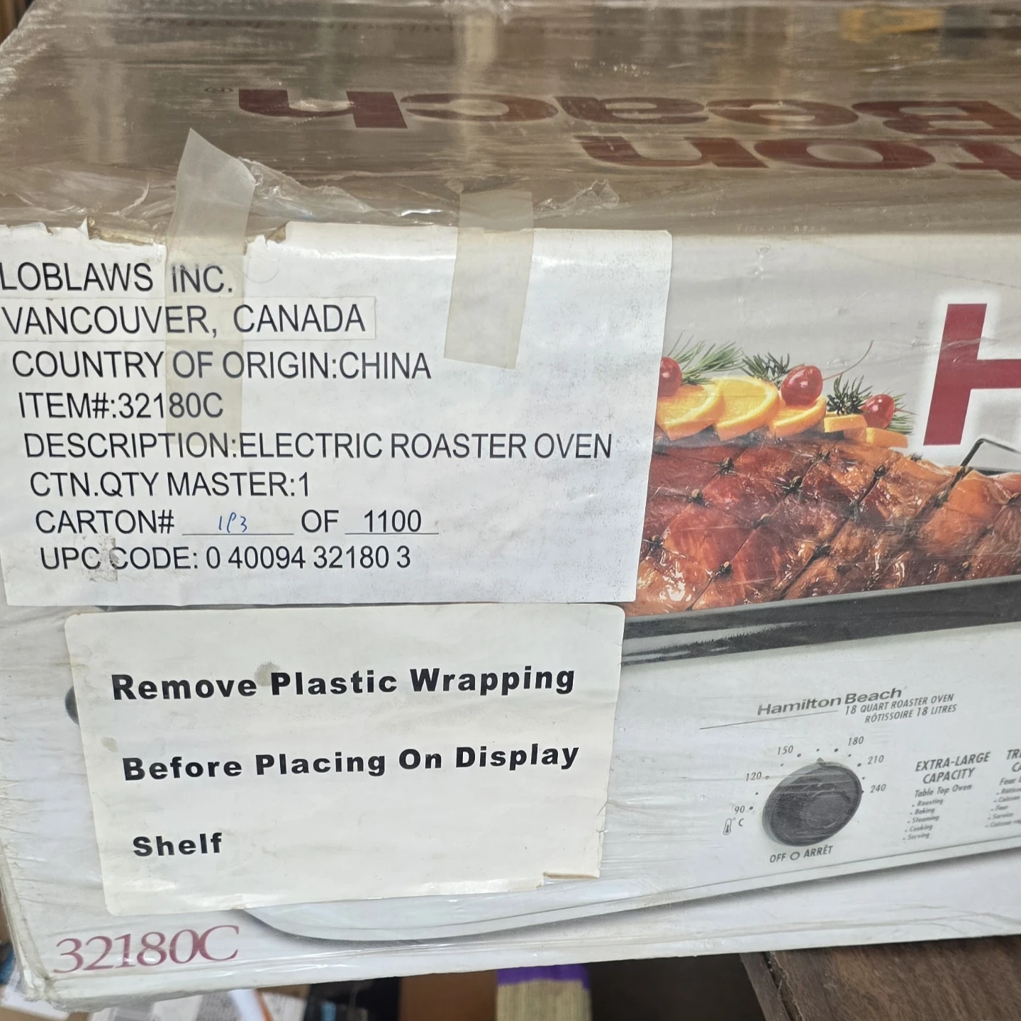 Hamilton Beach 18 Quart Roaster Oven - photo 5