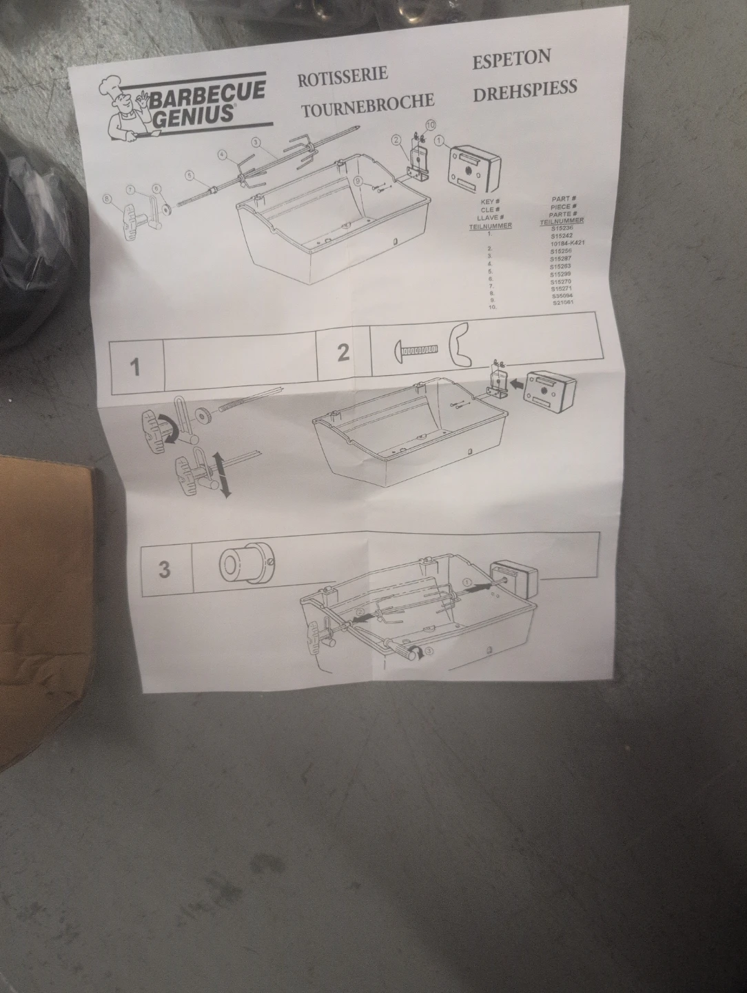 Barbecue Genius Rotisserie Kit - photo 2