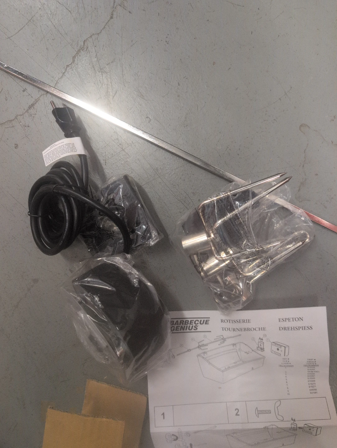 Barbecue Genius Rotisserie Kit - photo 3