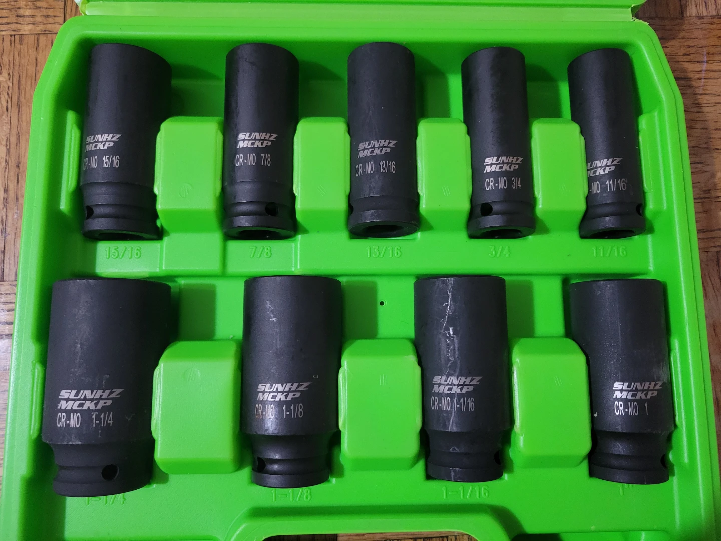 NEW 20-Piece 1/2" SAE Impact Socket Set with Case - photo 3