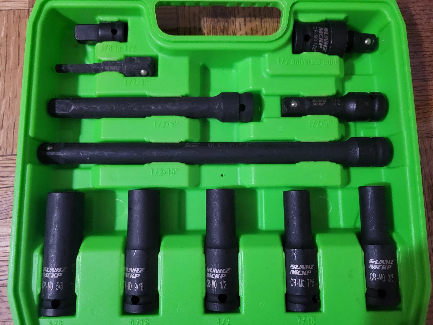 NEW 20-Piece 1/2" SAE Impact Socket Set with Case - photo 4