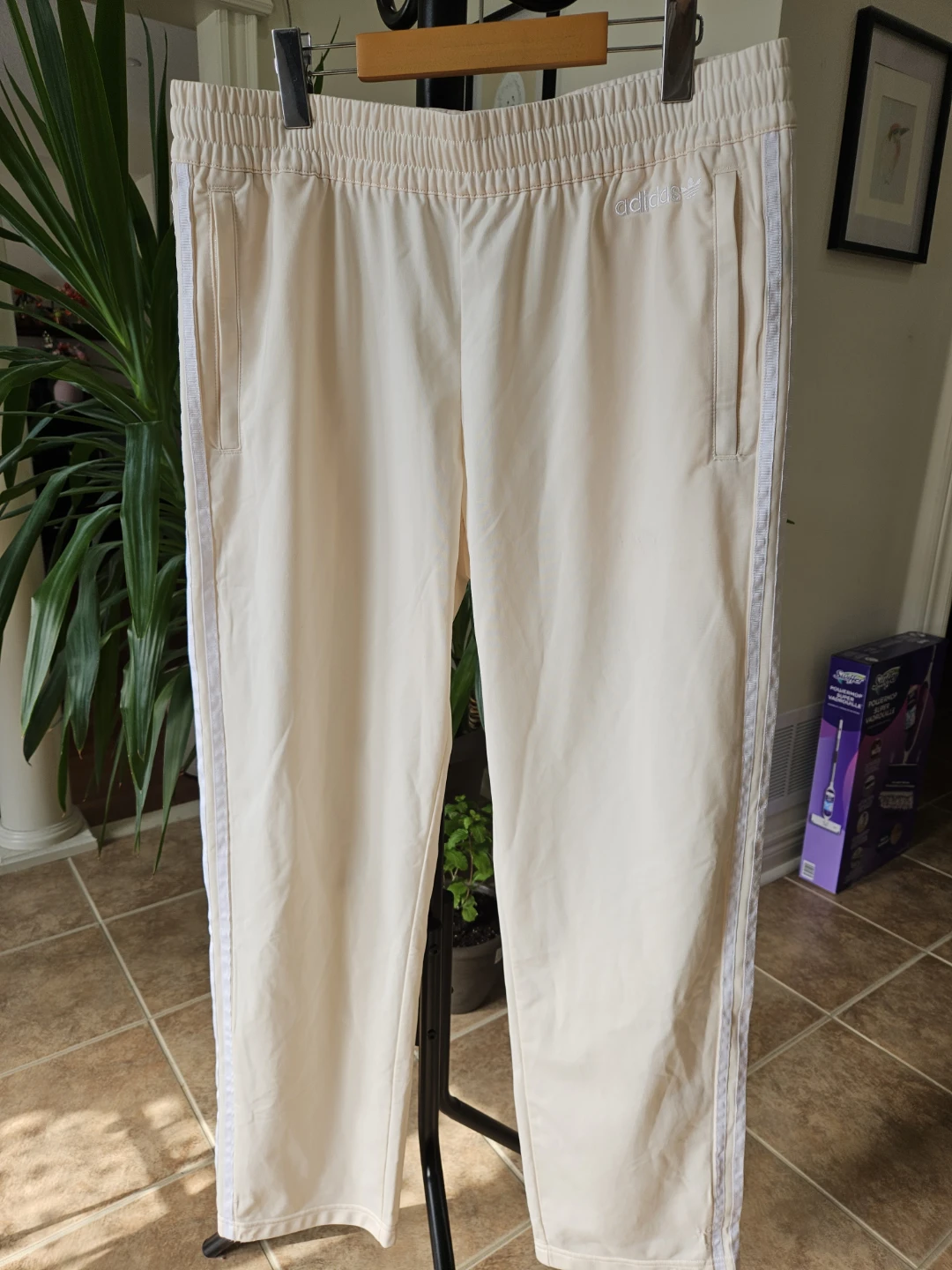 Adidas Track Pants Cream