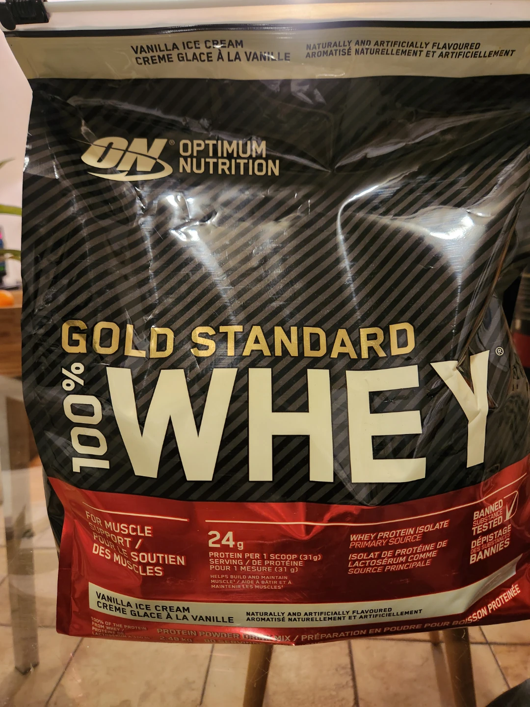 Optimum Nutrition Gold Standard 100% Whey Vanilla Ice Cream
