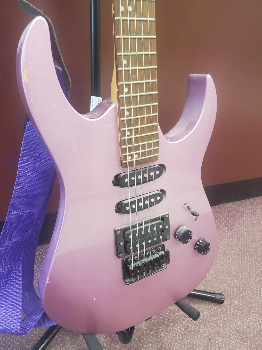 Washburn WR150 Electric Guitar - Purple - photo 3