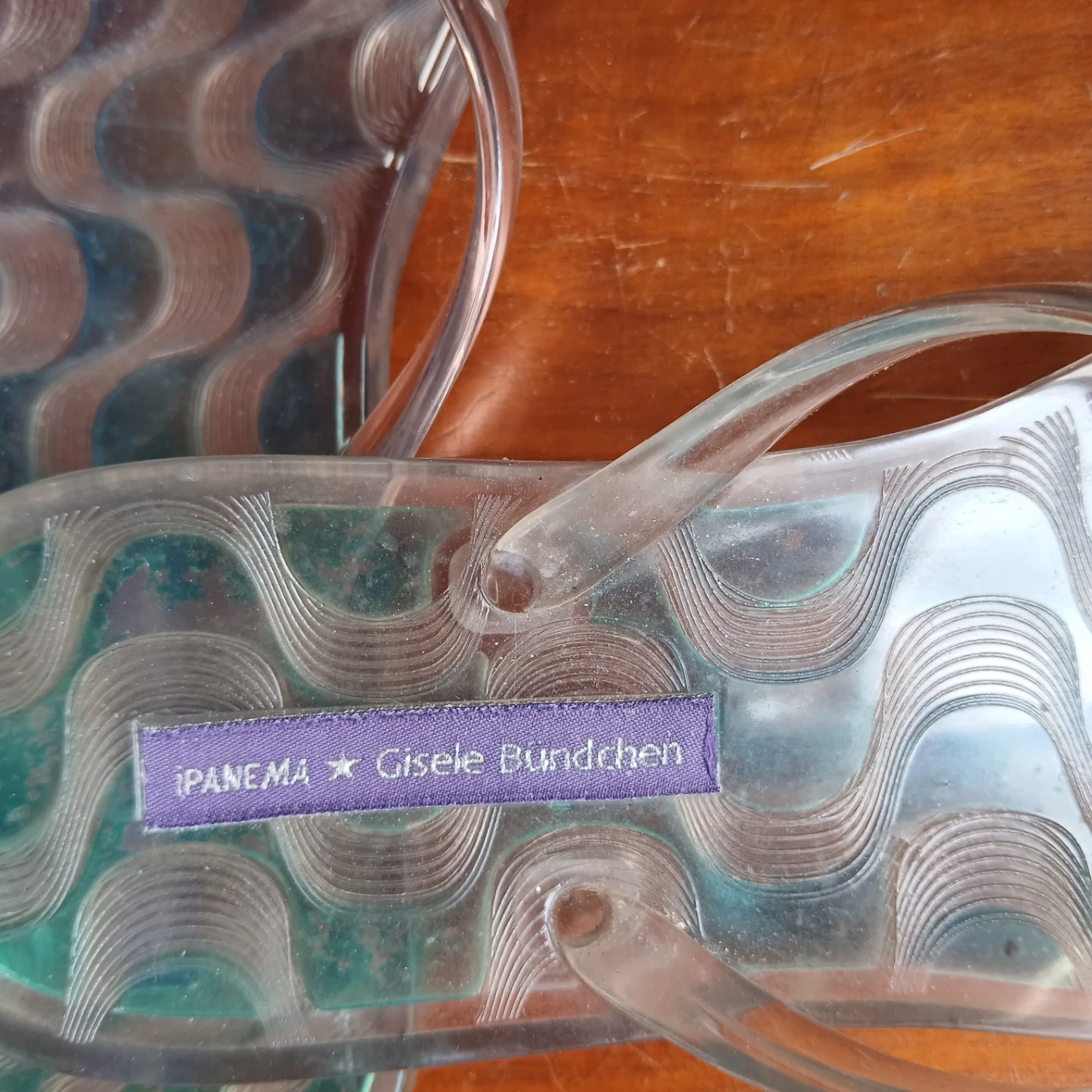 Ipanema Gisele Bündchen Clear Flip Flops Size 7 - photo 2