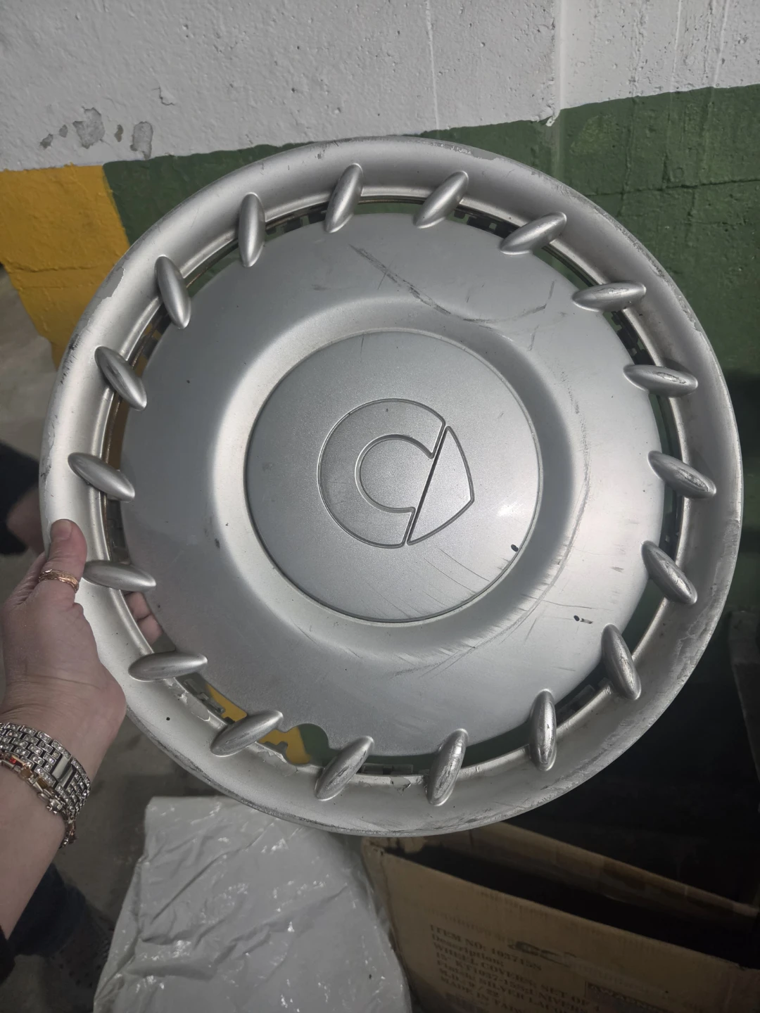 Smart Car Hubcap