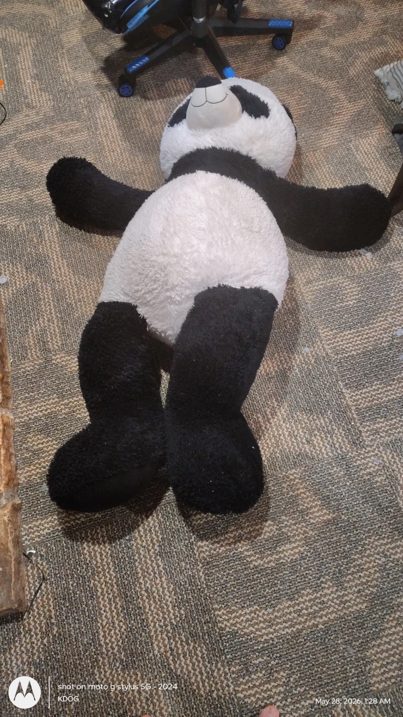 Large Plush Panda Stuffed Animal - photo 2