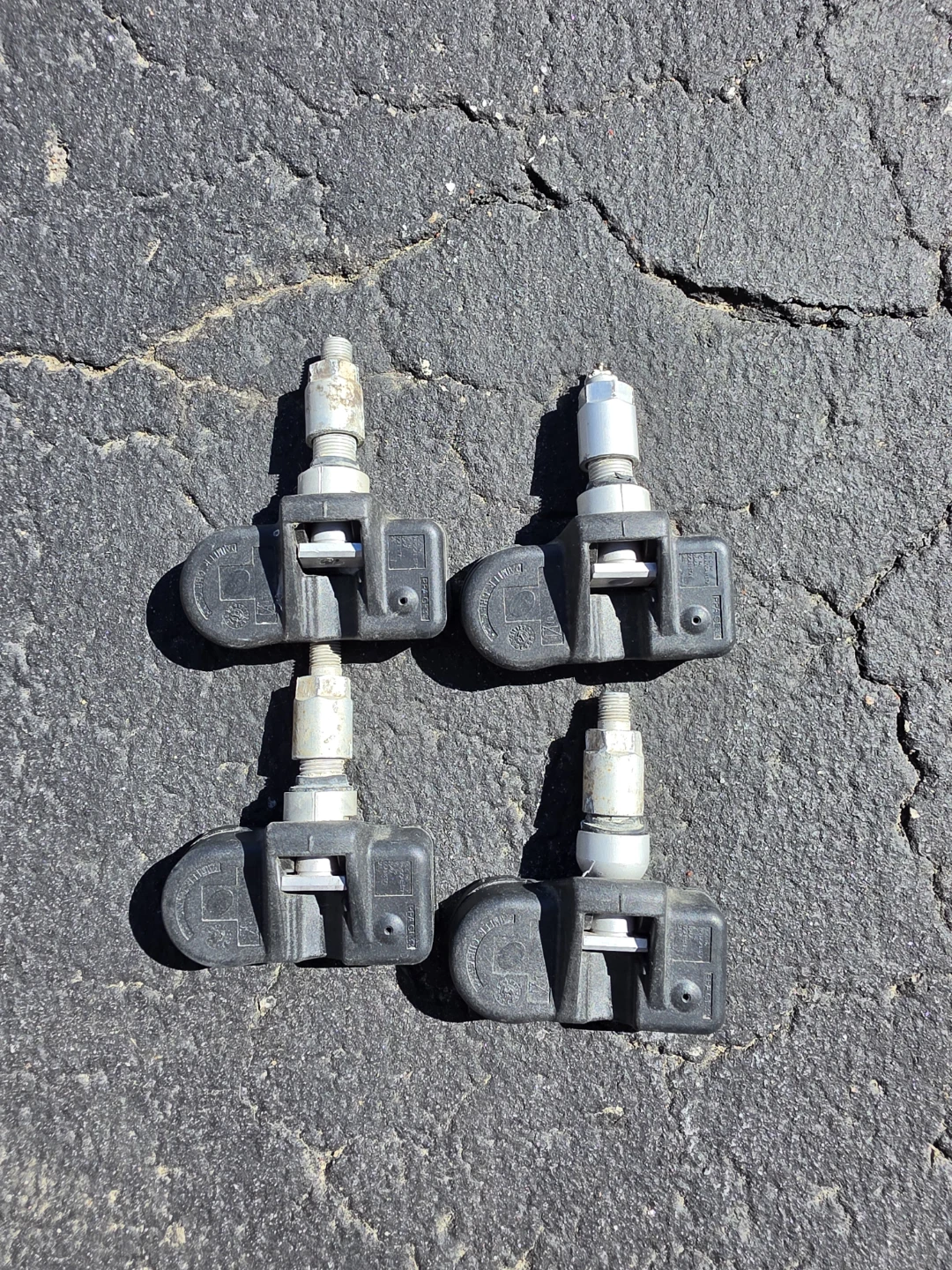 Set of 4 Tire Pressure Monitoring System (TPMS) Sensors